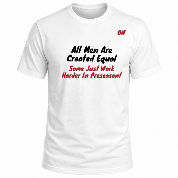 T-Shirt Men Created Equal white