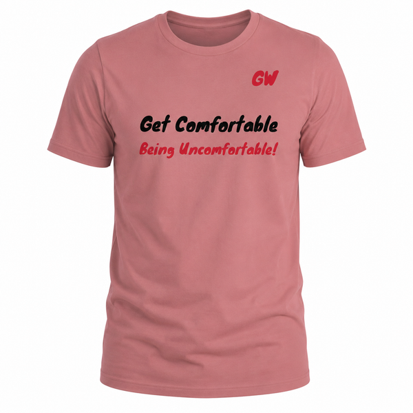 Short-Sleeve Unisex T-Shirt Comfortable Uncomfortable BLK RED