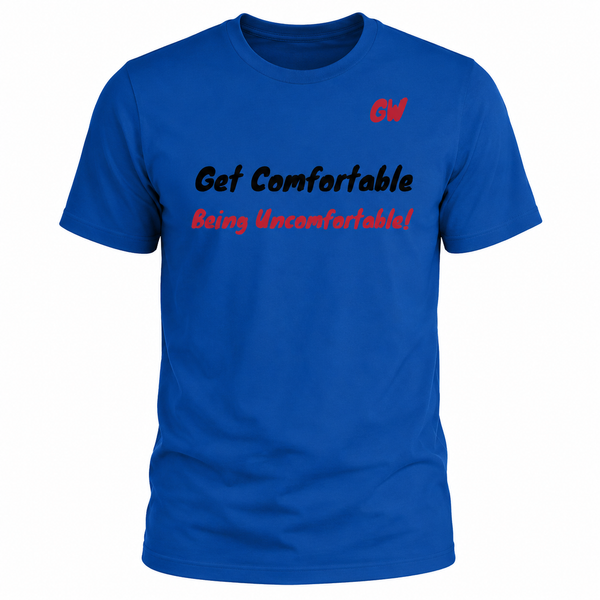 Short-Sleeve Unisex T-Shirt Comfortable Uncomfortable BLK RED