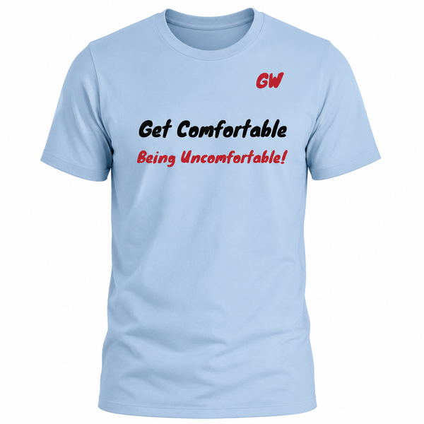 Short-Sleeve Unisex T-Shirt Comfortable Uncomfortable BLK RED
