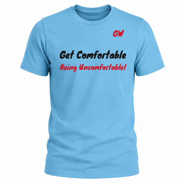 Short-Sleeve Unisex T-Shirt Comfortable Uncomfortable BLK RED