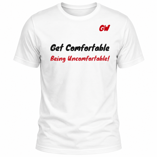 Short-Sleeve Unisex T-Shirt Comfortable Uncomfortable BLK RED