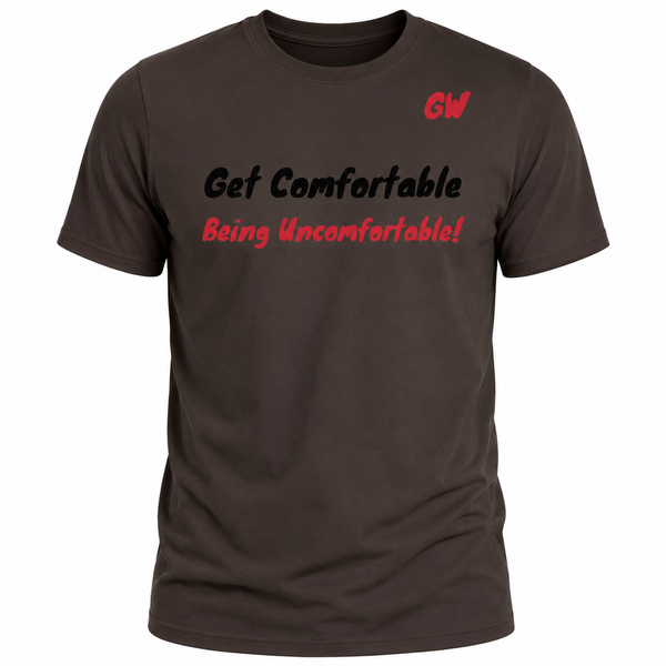 Short-Sleeve Unisex T-Shirt Comfortable Uncomfortable BLK RED