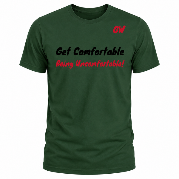 Short-Sleeve Unisex T-Shirt Comfortable Uncomfortable BLK RED