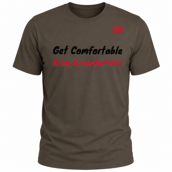 Short-Sleeve Unisex T-Shirt Comfortable Uncomfortable BLK RED