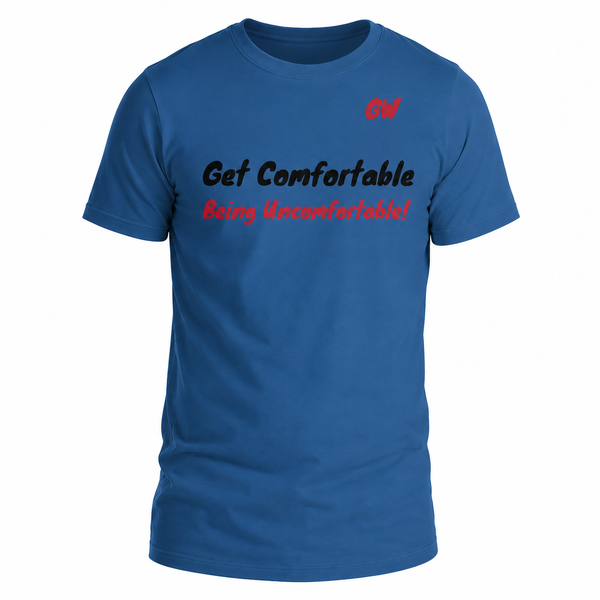 Short-Sleeve Unisex T-Shirt Comfortable Uncomfortable BLK RED