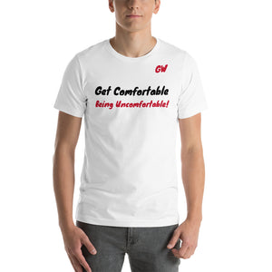 Short-Sleeve Unisex T-Shirt Comfortable Uncomfortable BLK RED