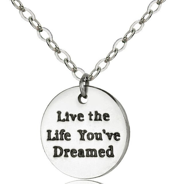 Inspirational Workout Pendant Necklace Fitness Gym Gold Color Stronger Than Yesterday Charm Necklace Women Handmade Jewelry