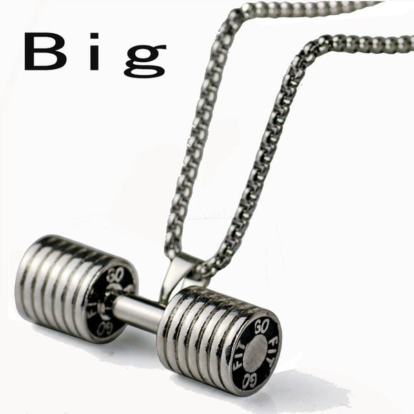 Stainless Steel Necklace Gym Fitness  for Men & Women