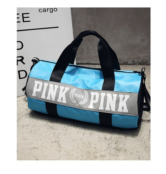 Stylish Outdoor Waterproof Nylon Sports Gym Bags Men Women Girls Training Fitness Travel Handbag Yoga Mat Bag Sac Sport